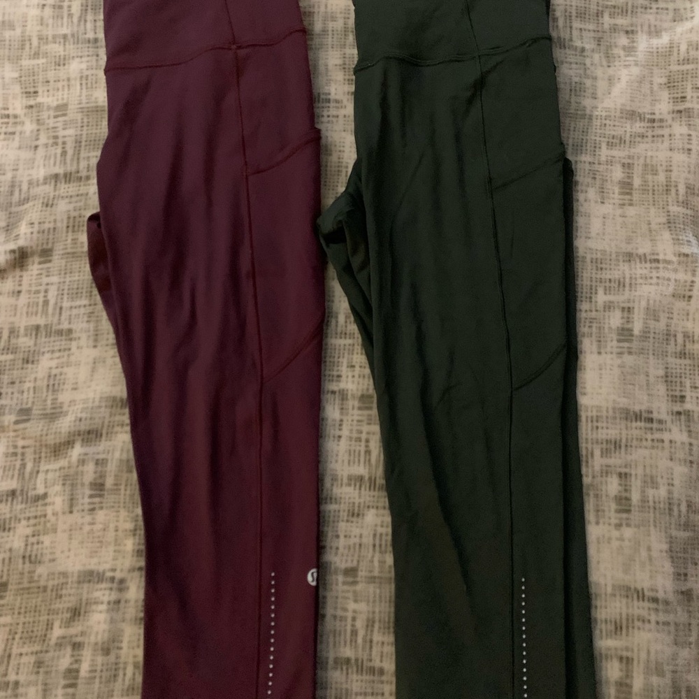 TWO lululemon fast free crop